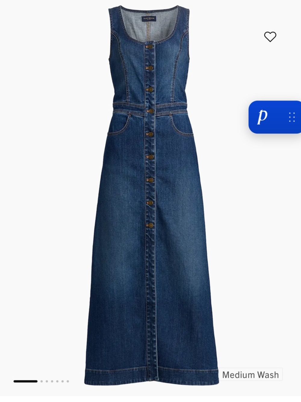 Ramy Brook Medium Blue Denim Dress